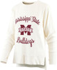 Women's Mississippi State Bulldogs Sweatshirt Cuddle Knit Fleece