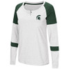 Michigan State University Ladies Long Sleeve Raglan Dorothy Tee