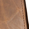 North Carolina Tarheels UNC Leather Wallet Brown Checkbook Wallet