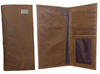 Penn State University Leather Wallet Brown Checkbook Wallet
