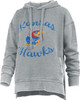 Women's Hoodie Kansas Jayhawks KU Vintage Hoodie Ladies Fleece Sweatshirt