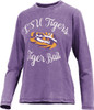 Women's LSU Tigers Louisiana State Long Sleeve Tee Vintage LS TShirt