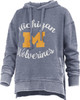 Women's University of Michigan Wolverines Hoodie Vintage Hooded Fleece Sweatshirt