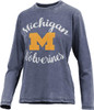 Women's University of Michigan Wolverines Long Sleeve Tee Vintage LS TShirt
