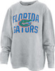 Women's Silver University of Florida Gators Comfy Cord Pullover Sweatshirt