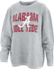 Women's Silver Alabama Crimson Tide Bama Comfy Cord Pullover Sweatshirt