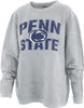 Women's Silver Penn State University Comfy Cord Pullover Sweatshirt