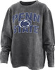 Women's Black Penn State University Comfy Cord Pullover Sweatshirt
