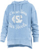 Women's North Carolina Tarheels UNC Hoodie Vintage Hooded Fleece Sweatshirt