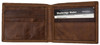 Men's NCSU NC State Wolfpack Wallet Billfold Genuine Leather Tan Wallet