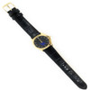 Women's LSU Tigers Louisiana State Bulova Watch Black Leather Diamond