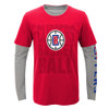 Youth Boys Los Angeles Clippers LA Tee Shirt 3 in 1 Combo Set