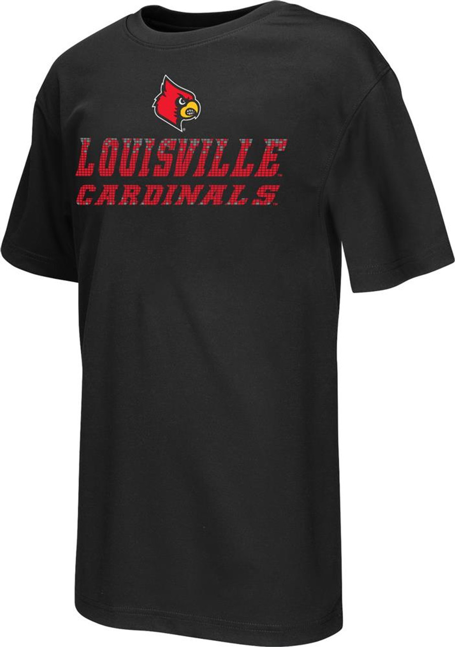 Champion Louisville Cardinals Red Team Logo Long Sleeve T Shirt