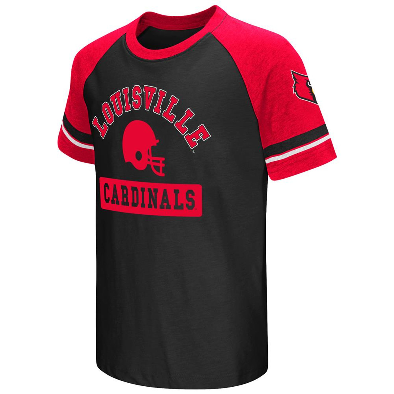 Men's Champion Red Louisville Cardinals Athletics Logo Pullover Sweatshirt Size: Extra Small