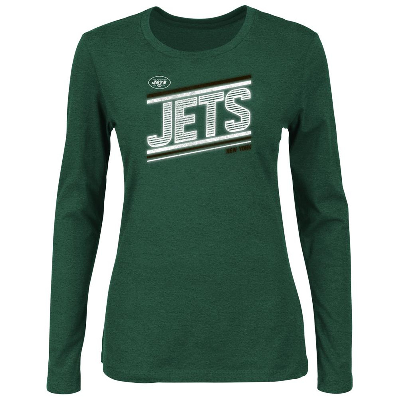 Girls New York Jets NY T-Shirt New Era Long Sleeve Tee