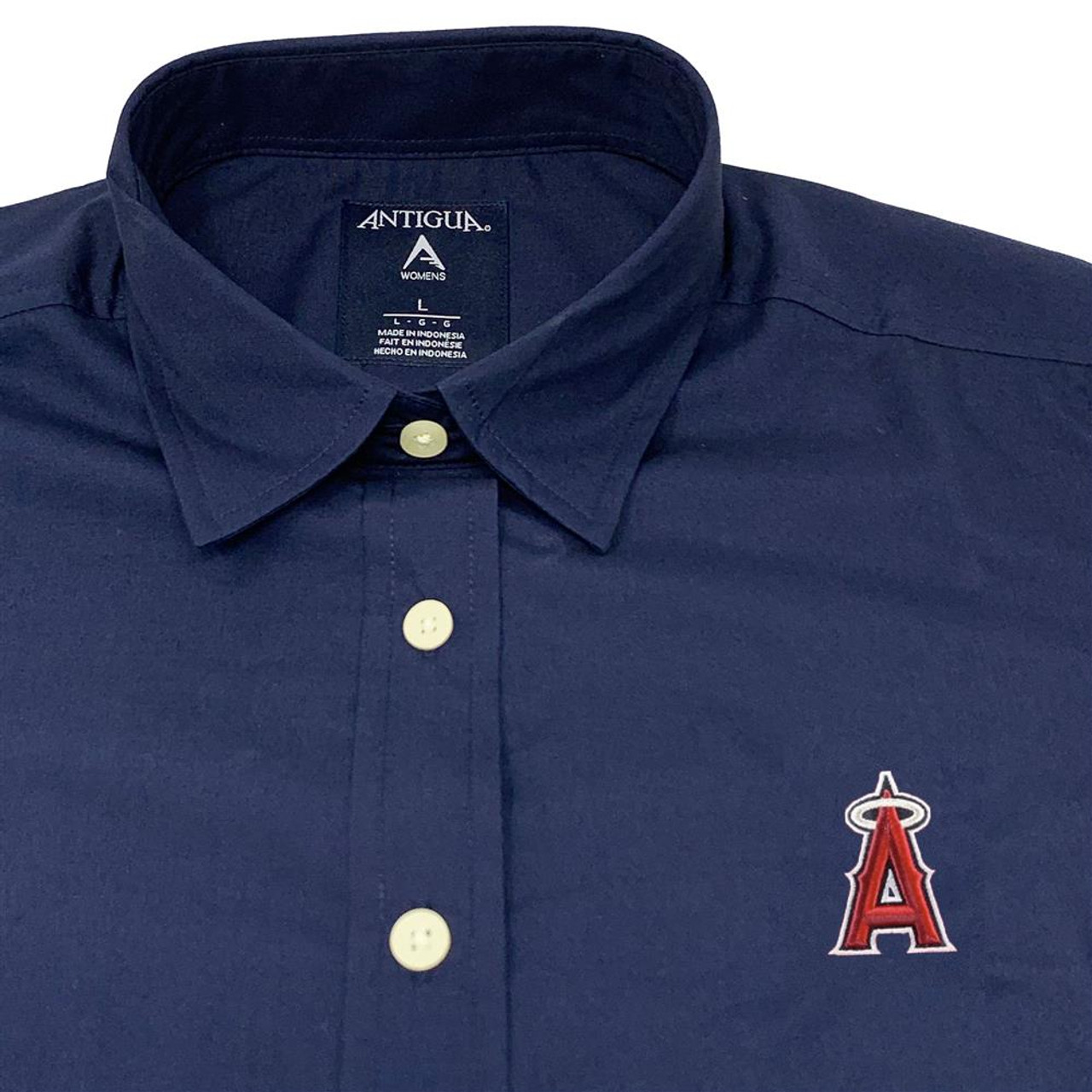 Antigua MLB Texas Rangers Women's Victory Crew, Large, Cotton