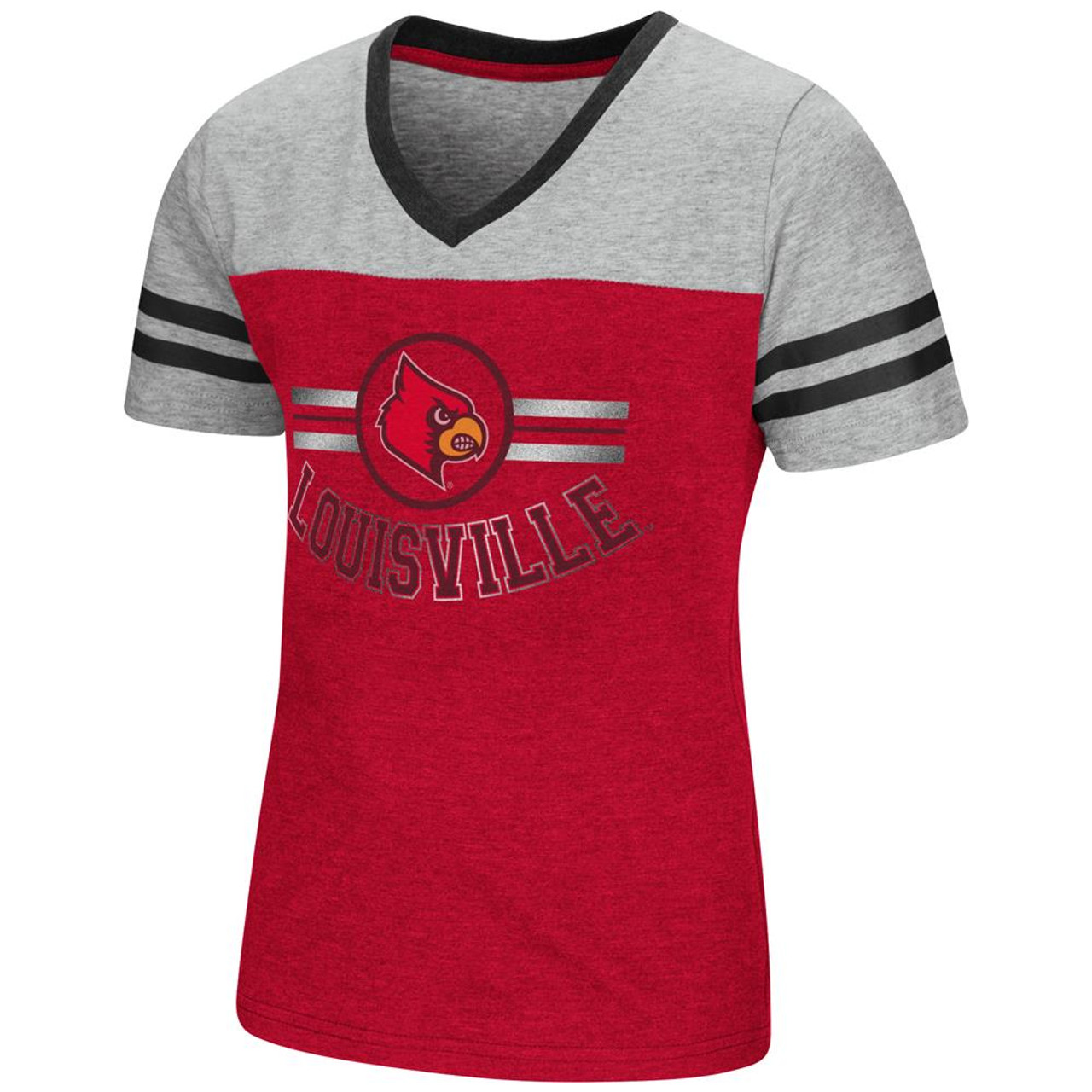 ADIDAS boys girls size LARGE NCAA Short-Sleeve T-Shirt Louisville Cardinals