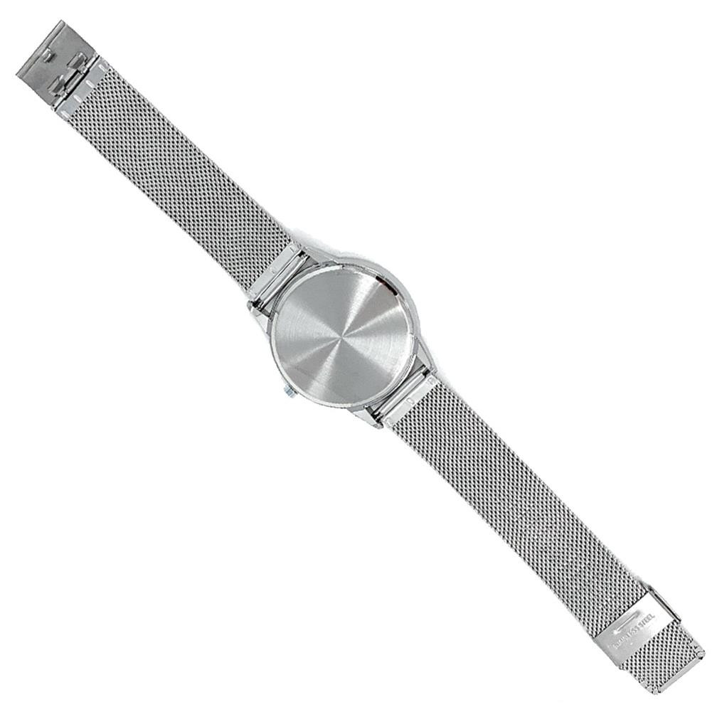 Arkansas Razorbacks Watch Arkansas Razorback Watch Silver Mesh Statement Wristwatch