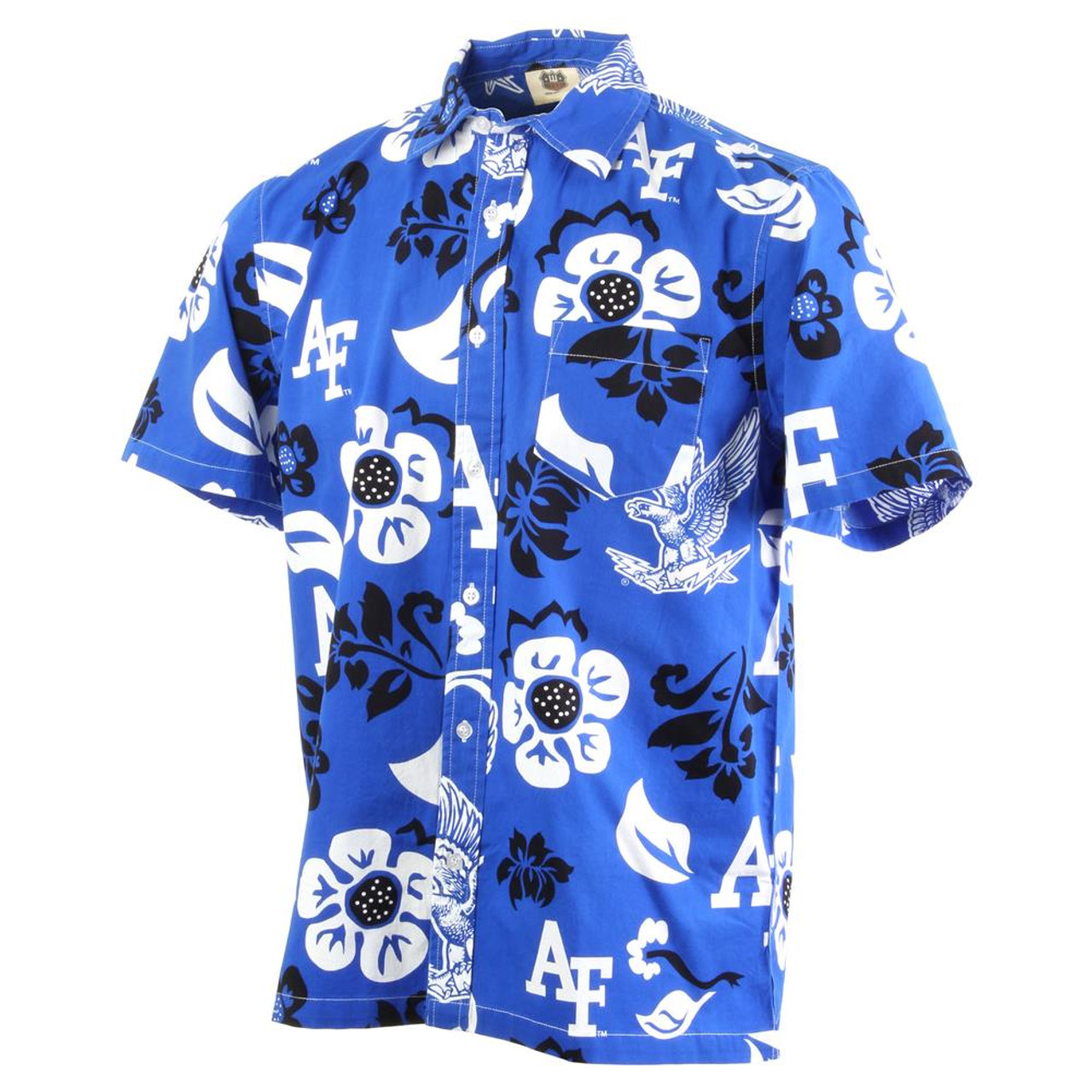 Men's Air Force Academy Falcons Floral Shirt Button Up Beach Shirt