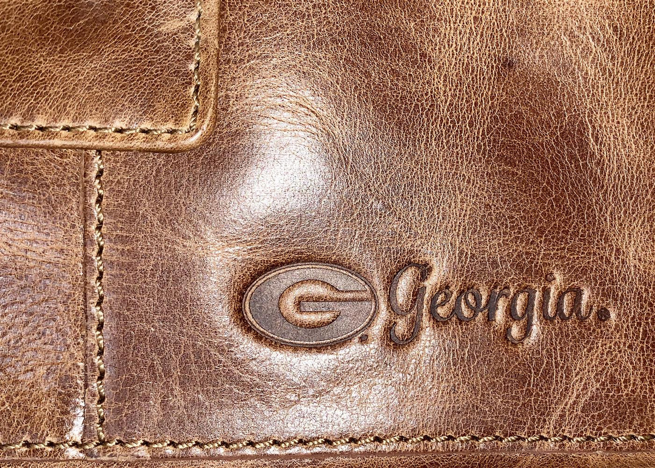 Eagles Wings Men's Florida Gators Leather Secretary Wallet with Concho -  Brown