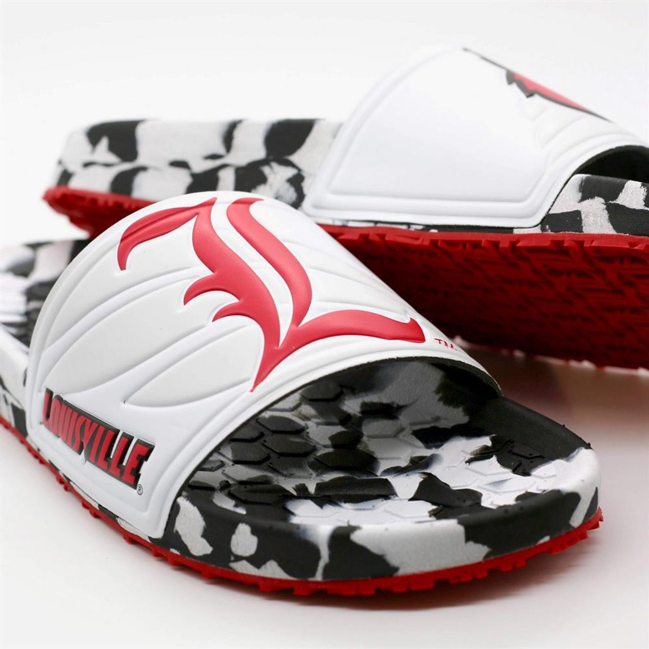 Hype Co. Louisville Cardinals College Slydr Slide Sandals