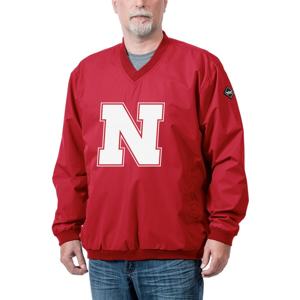 Men's Nebraska Cornhuskers Franchise Logo Pullover, Size: XL, Red