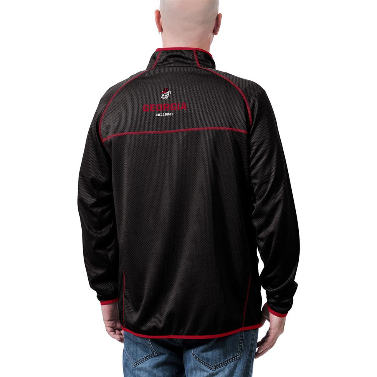 Men's Franchise Club Gray Louisville Cardinals X-Tech Full-Zip Jacket