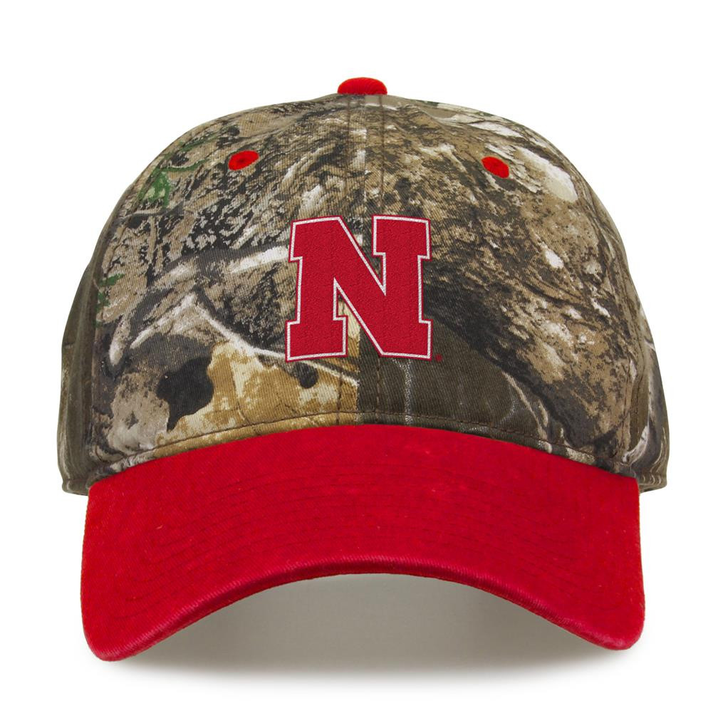 Nebraska Cornhuskers Camo Hat Edge Camo 