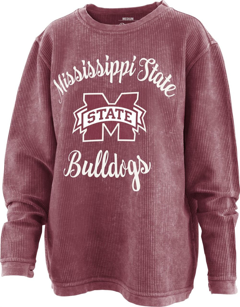 Women's Mississippi State Bulldogs Comfy Cord Pullover Sweatshirt