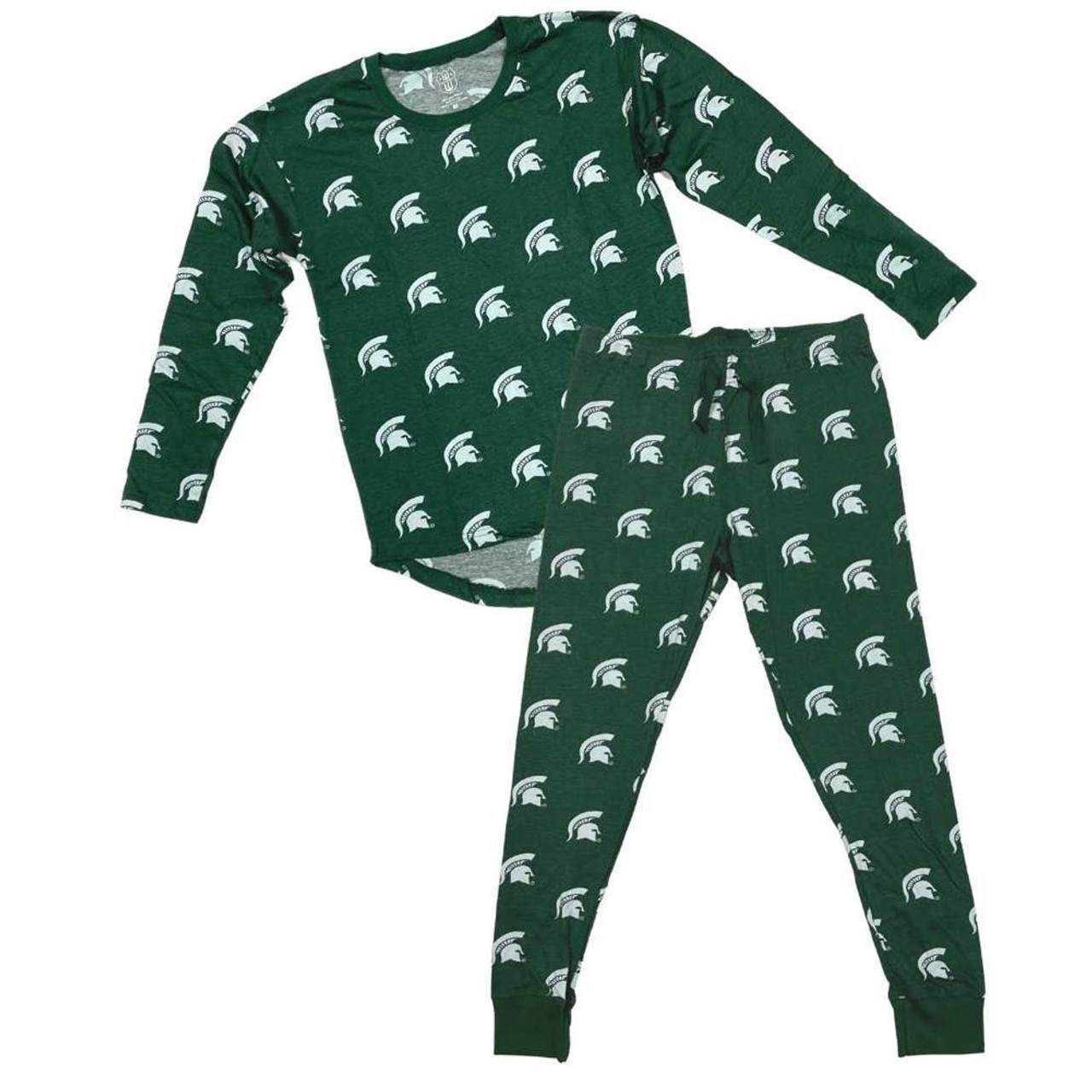 Womens Michigan State University Matching PJs Family Matching Pajama