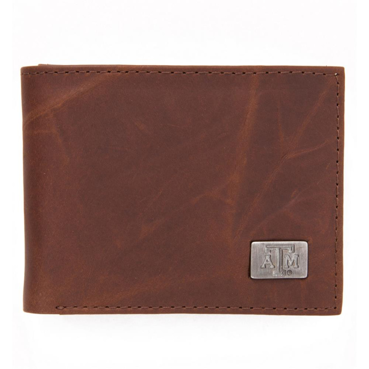 St. Louis Cardinals Leather Tri-Fold Wallet - Brown