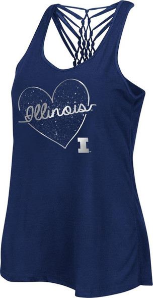 Ladies University of Illinois Big League Tank Top