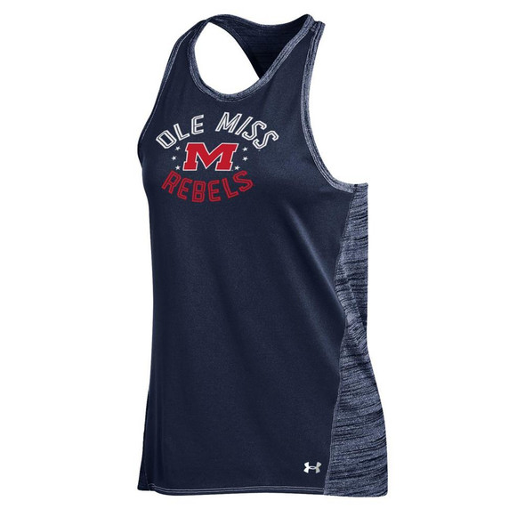 Women's Under Armour Ole Miss Rebels Space Tech Tank