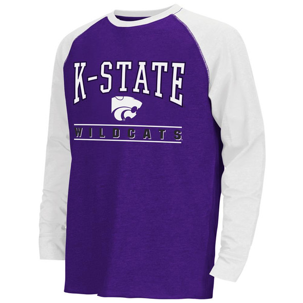 Youth Kryton Raglan Kansas State University Long Sleeve Tee