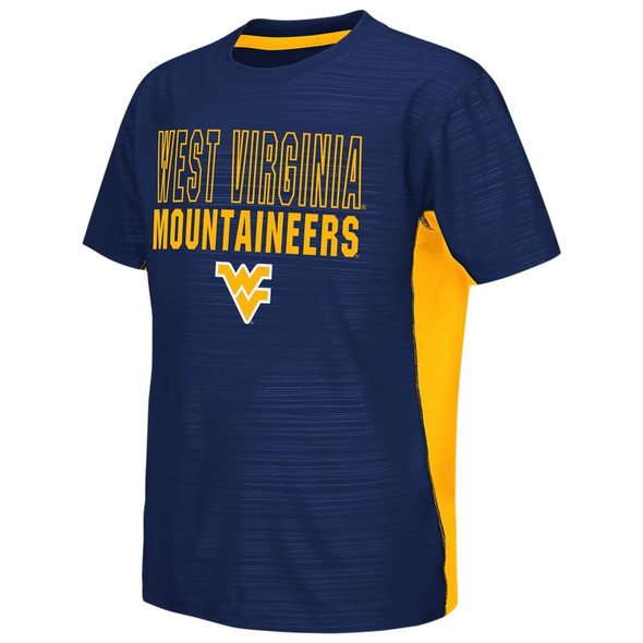 West Virginia Mountaineers Youth Tee Performance Poly Logo T-Shirt