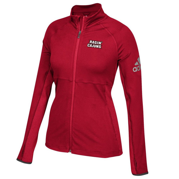 Louisiana Lafayette Adidas Ladies Full-Zip Performer Jacket