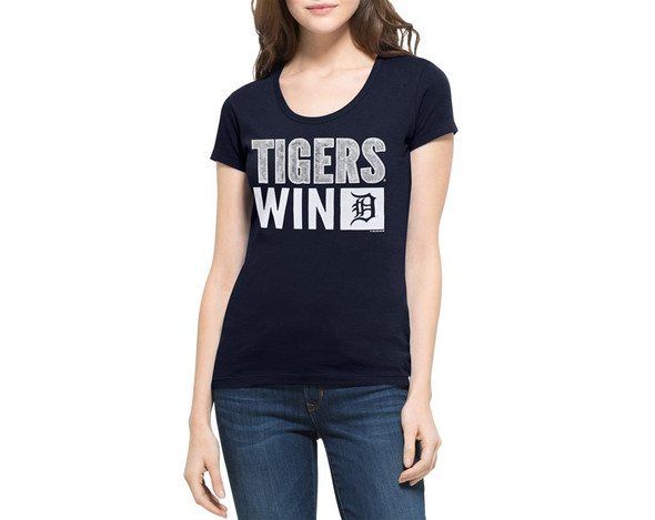 Detroit Tigers Sparkle Scoop Tee