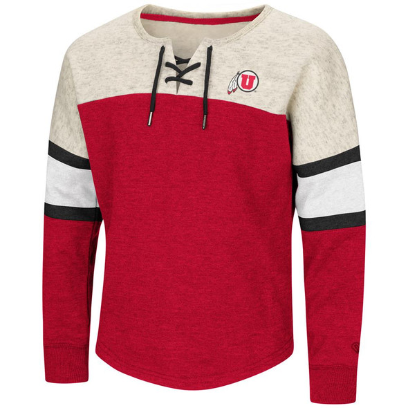 University of Utah Utes Girls Sweatshirt Oversized Pullover