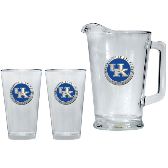 Kentucky Wildcats UK Pitcher and Pint Glass Set Beer Set