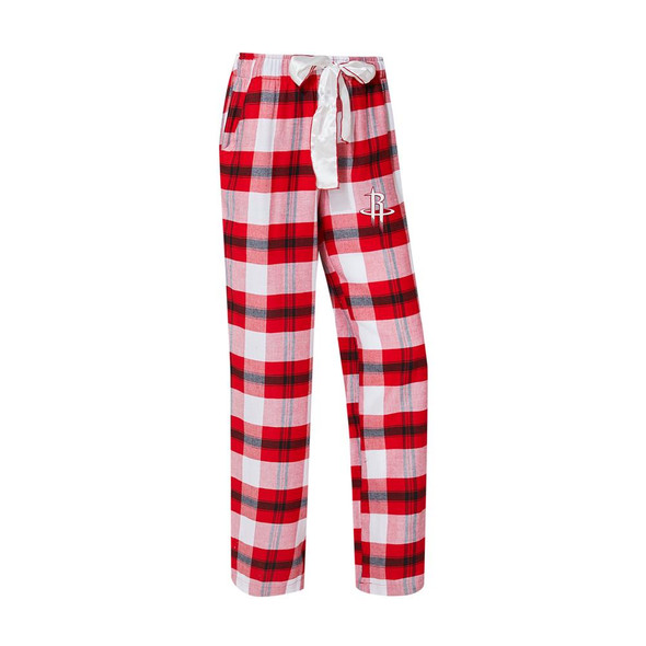 Houston Rockets Women's Flannel Pajamas Plaid PJ Bottoms