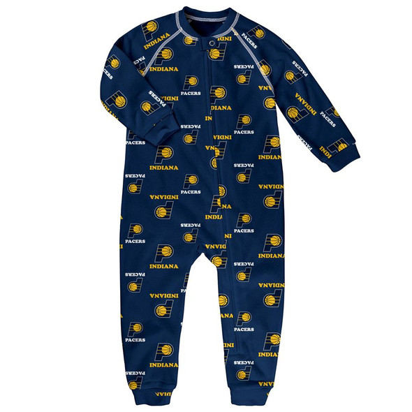 Infant/Toddler Indiana Pacers Coverall Zip Up Sleeper