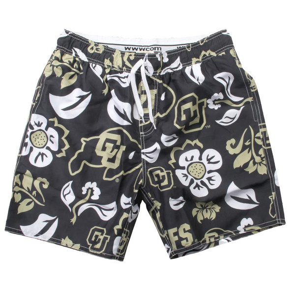 Men's University of Colorado Buffaloes Swim Trunks Floral Swim Shorts