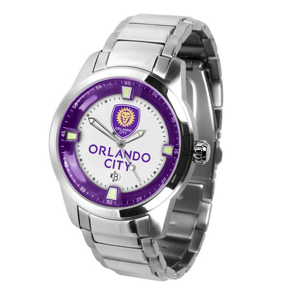 Mens Orlando City SC Watch Stainless Steel Titan Watch