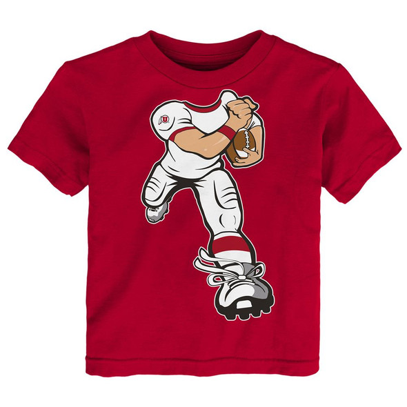 Toddler University of Utah Utes Tee Yard Rush Toddler T-Shirt