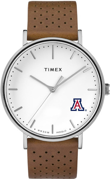 Womens Timex Arizona Wildcats Watch Bright Whites Leather