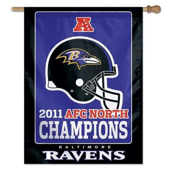 Baltimore Ravens Large Vertical Outdoor House Flag Outdoors