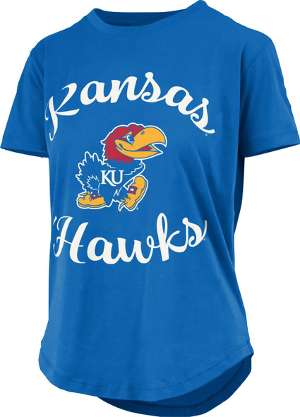 Women's Kansas Jayhawks KU Short Sleeve TShirt Cotton SS Tee