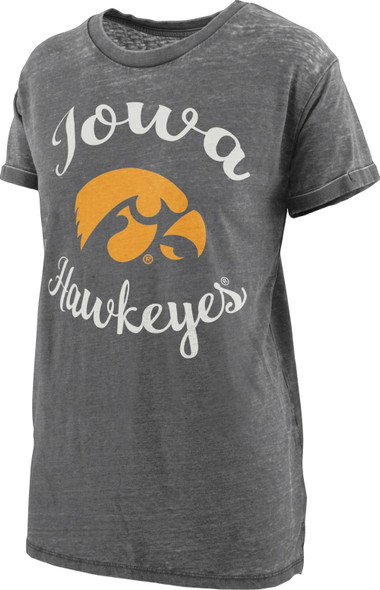 Women's University of Iowa Hawkeyes Vintage Tee Short Sleeve Boyfriend Tee