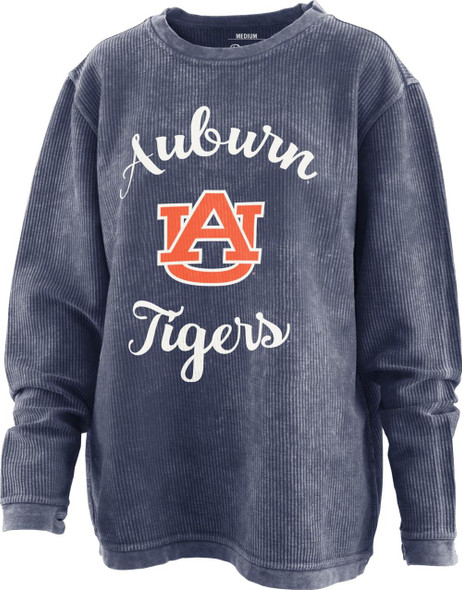 Women's Auburn University Tigers Comfy Cord Pullover Sweatshirt