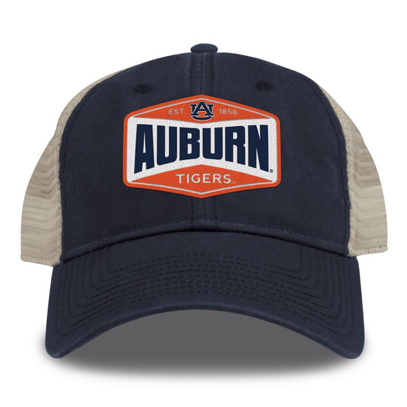 Auburn University Tigers Trucker Hat Washed Super Soft Mesh Cap